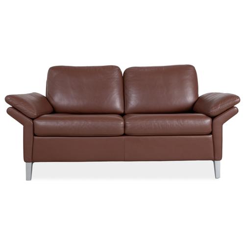 Brown Leather 3300 Two-Seater Sofa from Rolf Benz For Sale - Image 11 of 11