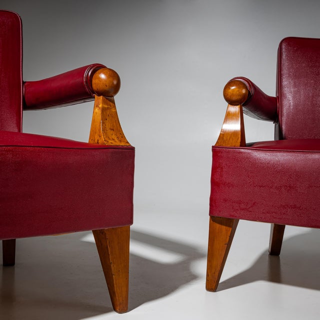 Pair of Armchairs, Italy, 1950s For Sale - Image 14 of 18