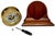 Fine Vintage Mid 20th Century Brass & Mahogany Ships Barometer & Thermometer by Esteemed Boston Maker "Chelsea" For Sale - Image 10 of 18