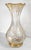 Shabby Chic 19th Century French or Bohemian Cut Glass Crystal Vase With Gilding For Sale - Image 3 of 15