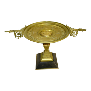 Egyptian Revival Bronze Tazza Circa 1920s