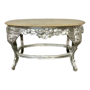Baroque/Rococo Style French Marble Coffee Table