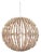 Matthew Izzo Home Cade Eucalyptus Wood Sphere Pendant Light For Sale
