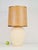 Vintage Organic Ribbed Plaster Table Lamp, 1970s For Sale - Image 4 of 9