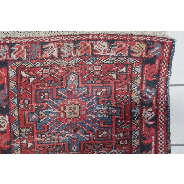1910s, Handmade Antique Persian Karajeh Rug 2.1' X 3.7' For Sale - Image 11 of 11