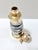 Brass Vintage Nautical Lighthouse Cocktail Shaker Decanter Barware, Brass & Glass Maritime Accent For Sale - Image 8 of 9