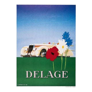1939 Delage Poster For Sale