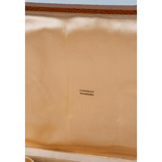 French Art Deco Silver-Plated Cutlery Set for 12, 1930-1940s, Set of 37 For Sale - Image 9 of 12