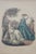 2 Antique La Mode Illustree Fashion Etching Prints Leroy Paris France 11" For Sale - Image 4 of 12