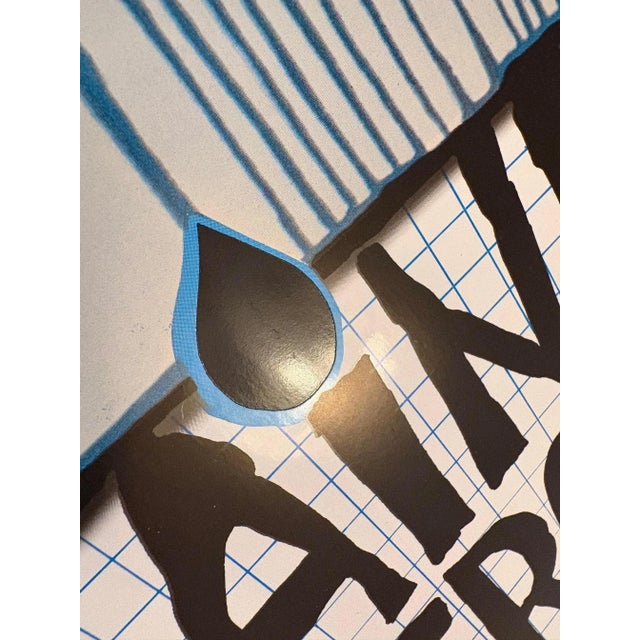 Save the Rain Poster by Friedensreich Hundertwasser, Austria / Switzerland, 1980s For Sale - Image 6 of 18