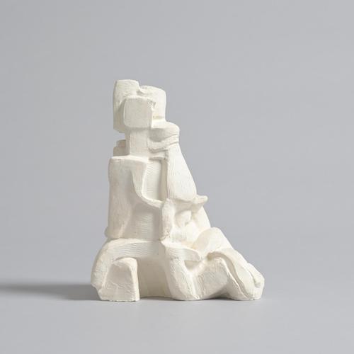 Jan Keustermans, Abstract Sculpture, Plaster For Sale - Image 9 of 18