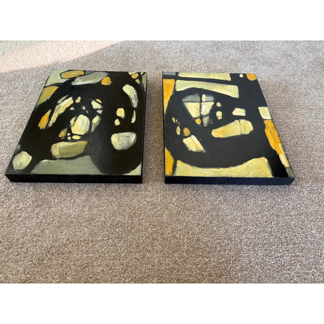 Abstract Art Pieces - Set of 2 For Sale - Image 4 of 7