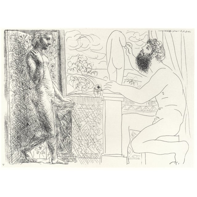 Original collotype print after the earlier Pablo Picasso etching, from the limited edition portfolio "Twenty Four...