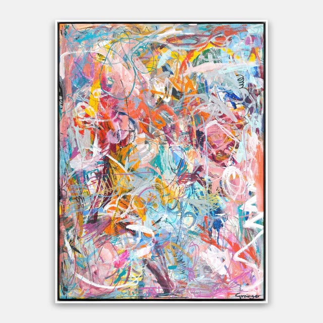 Lesley Grainger Party on the River Boat by Lesley Grainger in Gold Frame, XS For Sale - Image 4 of 4