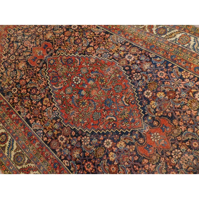 Antique Persian Bijar Rug. 5'6"x 9'2" For Sale - Image 10 of 13