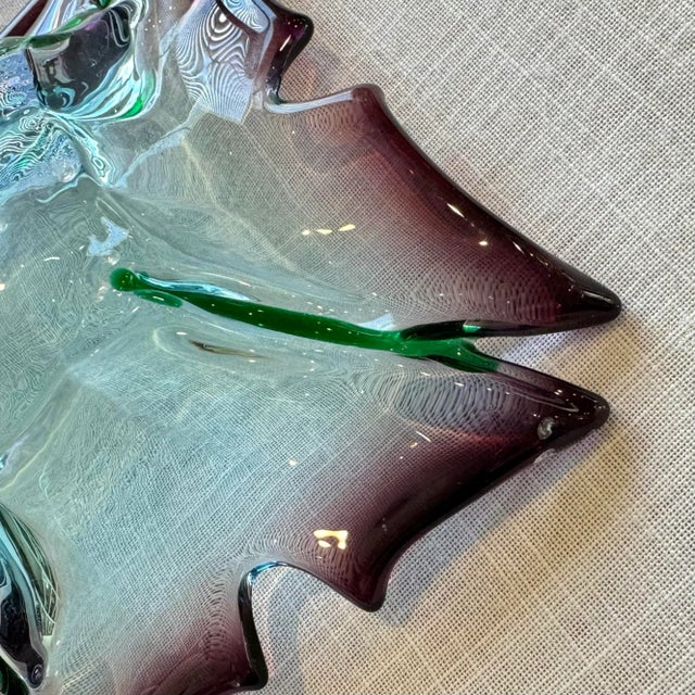 1960s 1960s Mid-Century Art Glass Bowl For Sale - Image 5 of 12