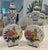 Vintage Pair of Floral Chinese Porcelain Moon Flasks (Urns, Vases) For Sale - Image 12 of 15