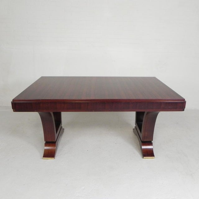 Art Deco Dining Table in Rosewood Veneer, 1930s For Sale - Image 6 of 18