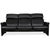Lugano Black Leather Sofa from Erpo For Sale - Image 16 of 16