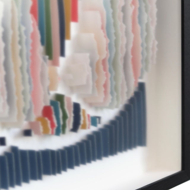 Paper Trinity United - Abstract Color Drenched Mixed Media Sculptural Original Artwork by Krista Reuter For Sale - Image 7 of 12