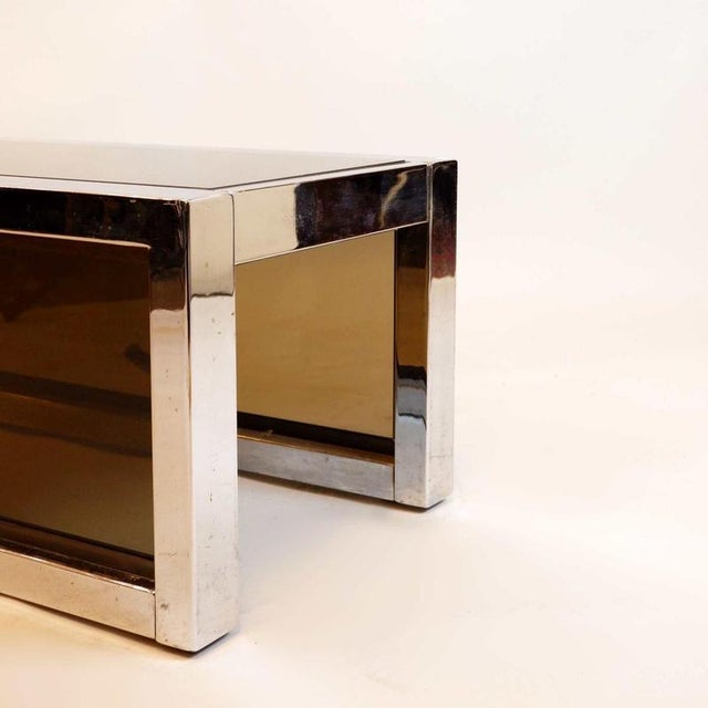 Coffee / side Table attr. to Belgo Chrome De Wulf - Belgium 1960s Wear consistent with age and use. Measures : 80cmx44cm...