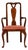 Henredon Queen Anne Solid Mahogany Armchair or Dining Captain Chair For Sale