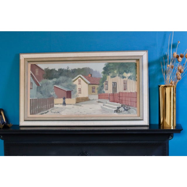 Gavik, Lilla Gatan Majorna Gothenburg, Oil, Framed For Sale - Image 4 of 9