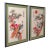 Tall Pair of Vintage Bird Embroideries, Oriental, Framed, Wildlife Art, c.1980 For Sale