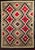 Vintage Native American Navajo Rug, Wool & Cotton, Geometric Eye Dazzler Pattern, 3x5 For Sale In Chicago - Image 6 of 13
