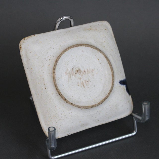 Small Vintage Italian Ceramic Dish by Bruno Gambone, 1980s For Sale - Image 10 of 12