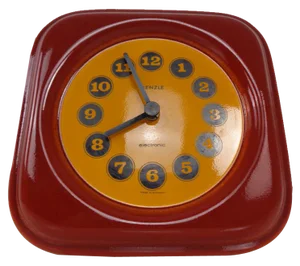 Pop Art Ceramic Cat Wall Clock from Kienzle, Germany, 1970s