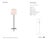 Thomas O'Brien by Visual Comfort Signature Parish Floor Lamp in Aged Iron with Linen Shade Designer: Thomas O'Brien...