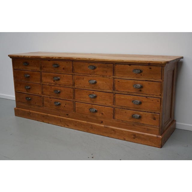 Rustic German Pine Apothecary Cabinet, 1930s For Sale - Image 12 of 18