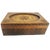 Vintage Hand-Carved Walnut Finish Box With Foliate Detail For Sale