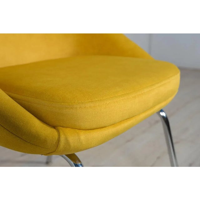 Set of Small Chrome and Fabric Armchairs, 1960s For Sale - Image 9 of 13