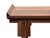 Oriental Point Edge Altar Natural Wood Grain Everted Flanges Console Table For Sale - Image 9 of 13