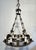 Wrought Iron Chandelier with 12 Lights in the Gothic Style. Circa 1950 For Sale - Image 4 of 12