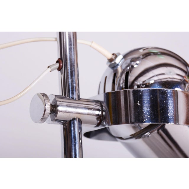 Mid-Century Modern Chandelier in Chrome by J. Indra for Combi Lux, Czech, 1960s For Sale - Image 4 of 11