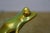 Late 20th Century Zsolnay Eosin Hungarian Iridescent Green Art Deco Frog & Girl Figurines 3" For Sale - Image 13 of 13
