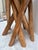 Wood Natural Wood Sculptural Stool With Nine Legs For Sale - Image 7 of 8