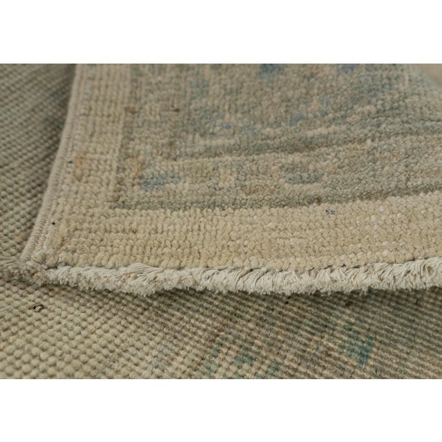 Oushak Square Rug 2'11" x 3' #21348 For Sale In Houston - Image 6 of 8