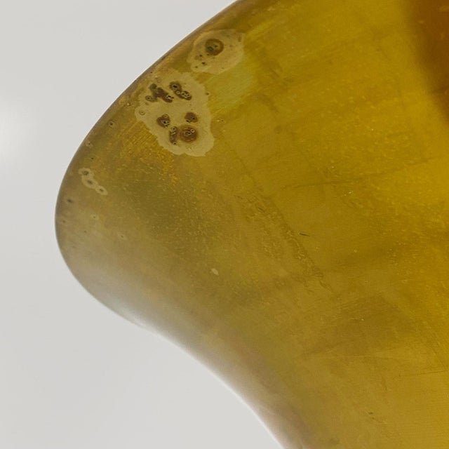 Mid-Century Modern Art Deco Italian Brass Floor Lamp, 1940s For Sale - Image 12 of 15