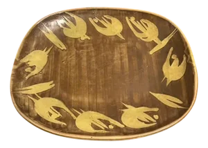 Large Studio Pottery Serving Dish