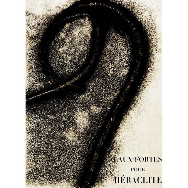François Fiedler (1921-2001) Heraclitus Original color lithograph poster On poster paper, 47 x 73 cm (approx. 19 x 29...