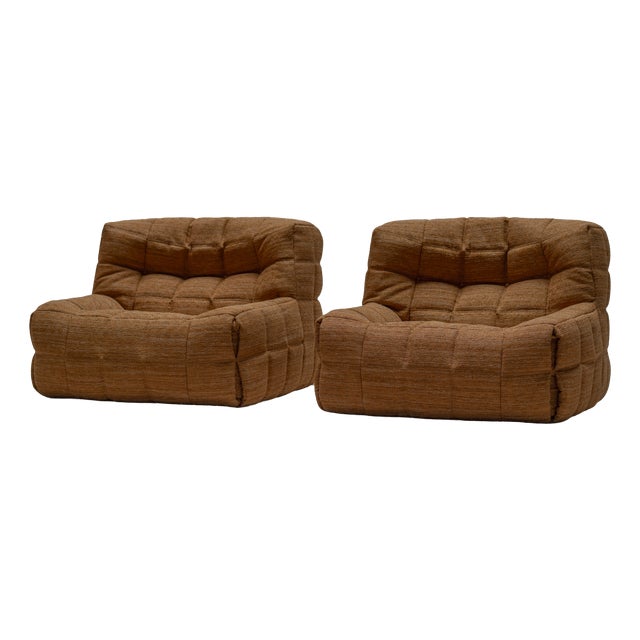 Kashima Easy Chairs by Michel Ducaroy for Ligne Roset, 1973, Set of 2 For Sale