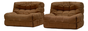 Kashima Easy Chairs by Michel Ducaroy for Ligne Roset, 1973, Set of 2