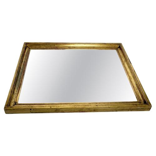 Gilded Mirror with Gold Leaf, 1900s For Sale - Image 10 of 10