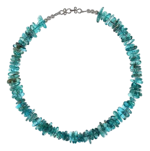 Ajd 18 Inch Highly Polished Elongated Nuggets of Transparent Apatite