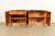 1970s Pierre Cardin Mid-Century Modern Burl Wood and Brass Sideboard Credenza, 1970s For Sale - Image 5 of 18
