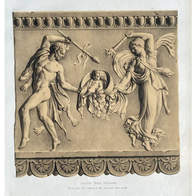 Neoclassical 1852 Antique Neoclassical Print For Sale - Image 3 of 3